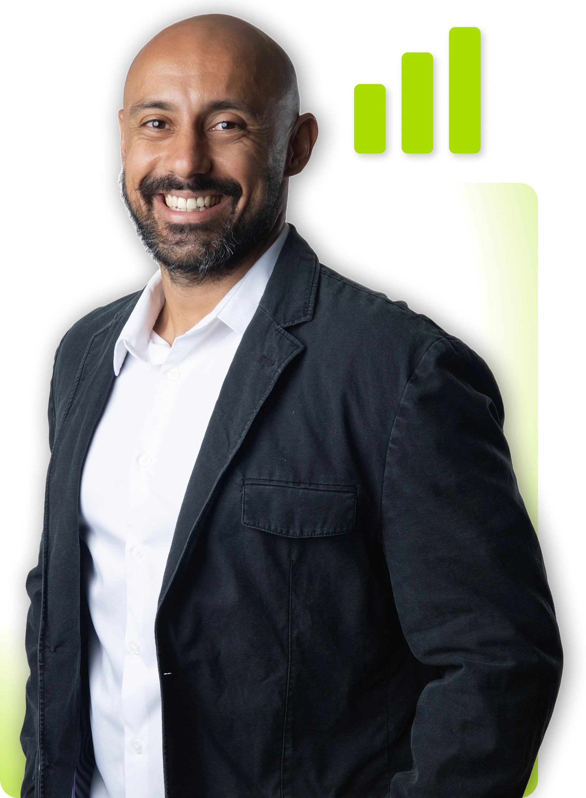 Profissional da Fator Verde em ambiente corporativo representando consultoria ambiental